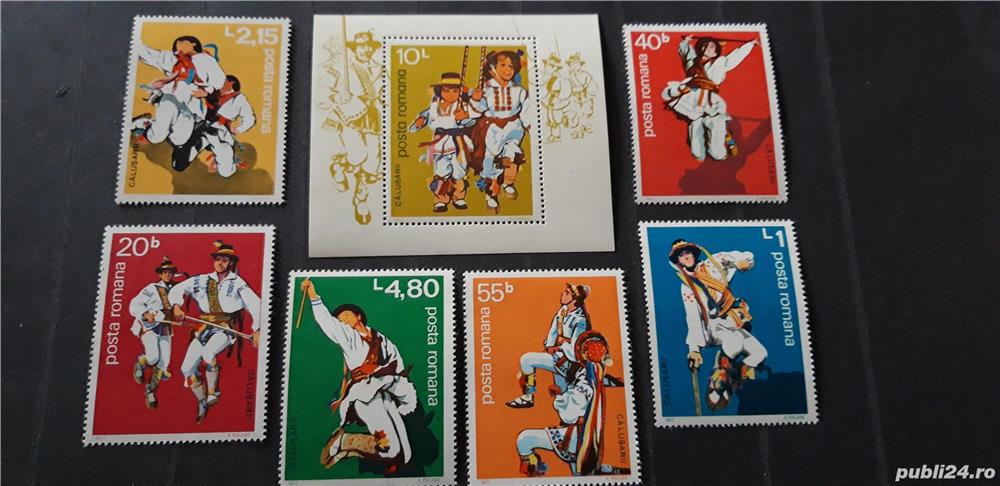 Timbre Romania-Traditii romanesti,10 poze,nestampilate,MNH