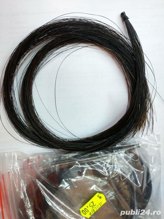 Par negru de cal pentru arcus vioara 4/4