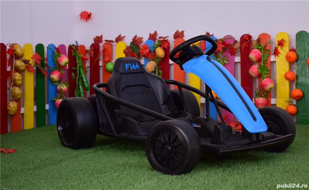 Masinuta-Kart Electric pentru copii BJX1968 500W 24V Blue