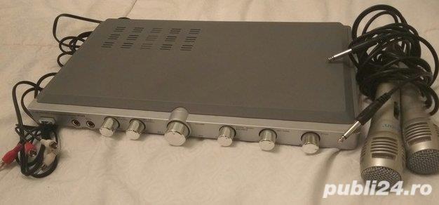 Preamplificator pick-up magnetic mixer microfon karaoke amplificator radioficare hotel TOA