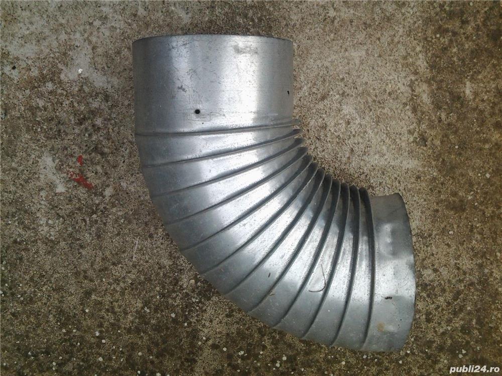 **Cot zincat 90 grade, 145 mm