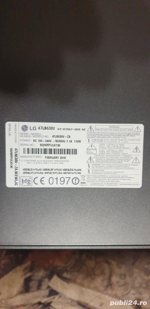 Dezmembrez smart tv Lg 47lb630v 
