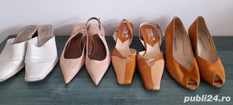 Pantofi din piele naturala marimea 37