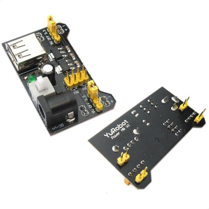 MB102 Breadboard Power Supply Module 3.3V/5V, sursa tensiune Arduino