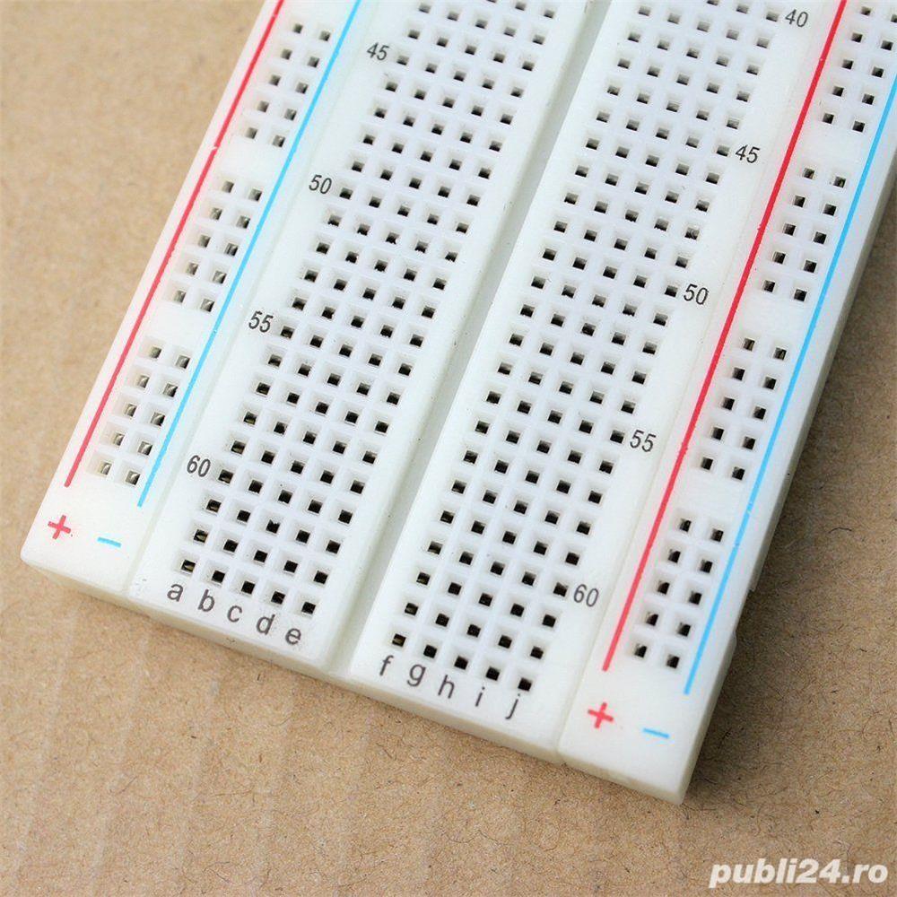 Arduino breadboard 830 puncte (model 2U) placa test / MB102 Tie / PCB