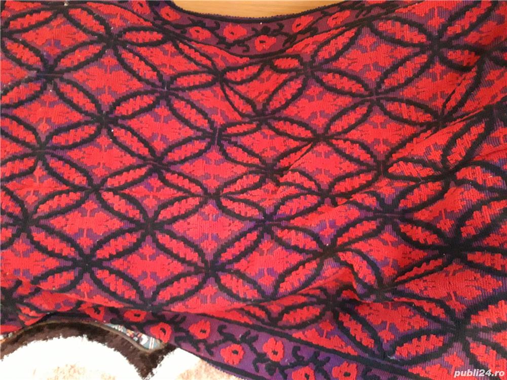 Macate țesute manual din lână, vechime 55 ani 