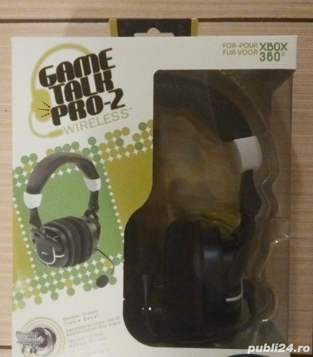 Căști Datel, wireless, pentru jocuri Xbox 360