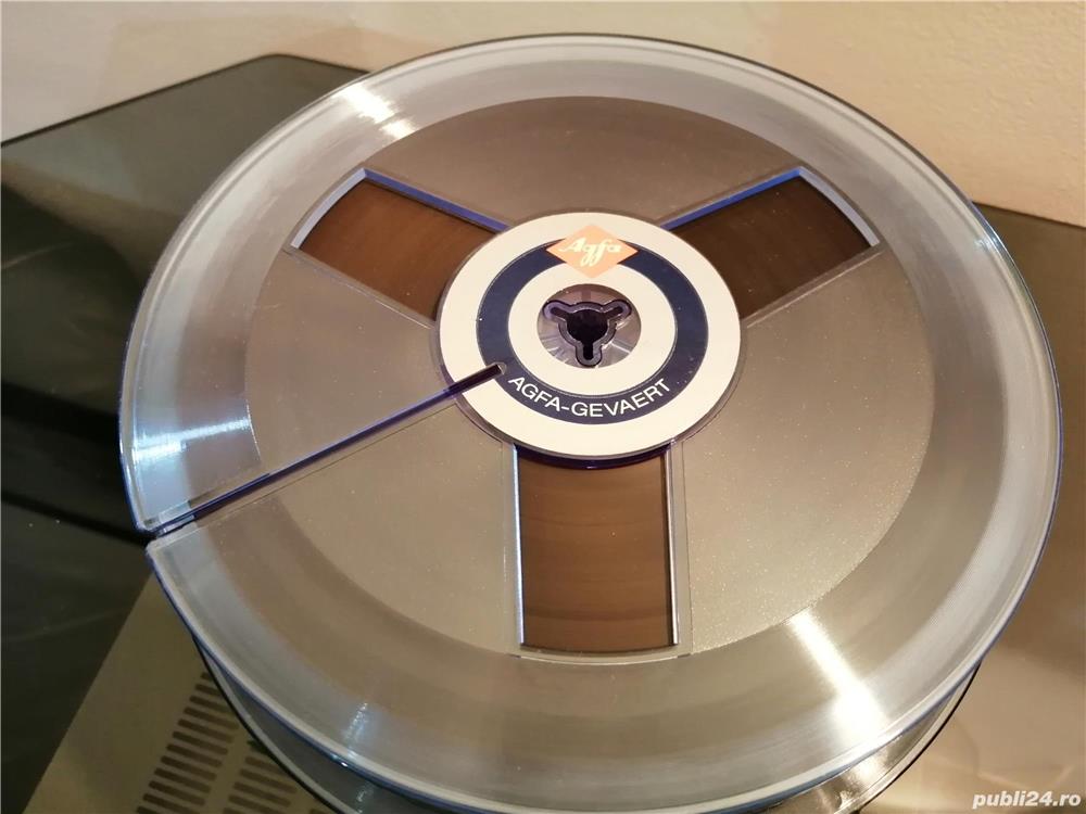 Vand 2 benzi AGFA diametrul 18 cm, 540 m