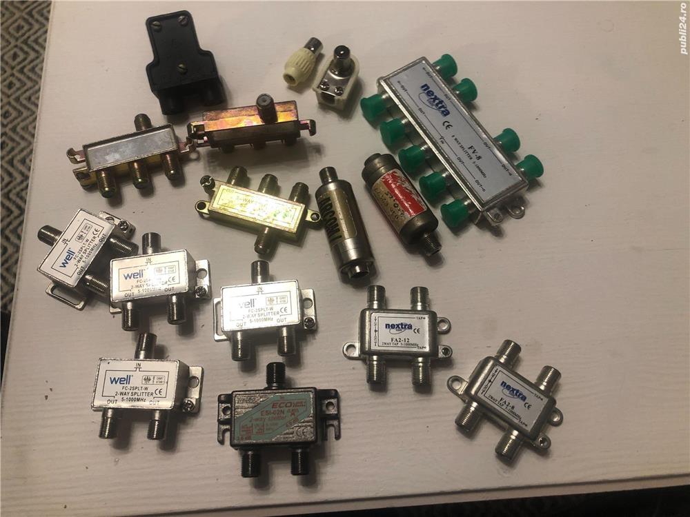 CATV Spliter, tap, sumator, HBO pass, mufe