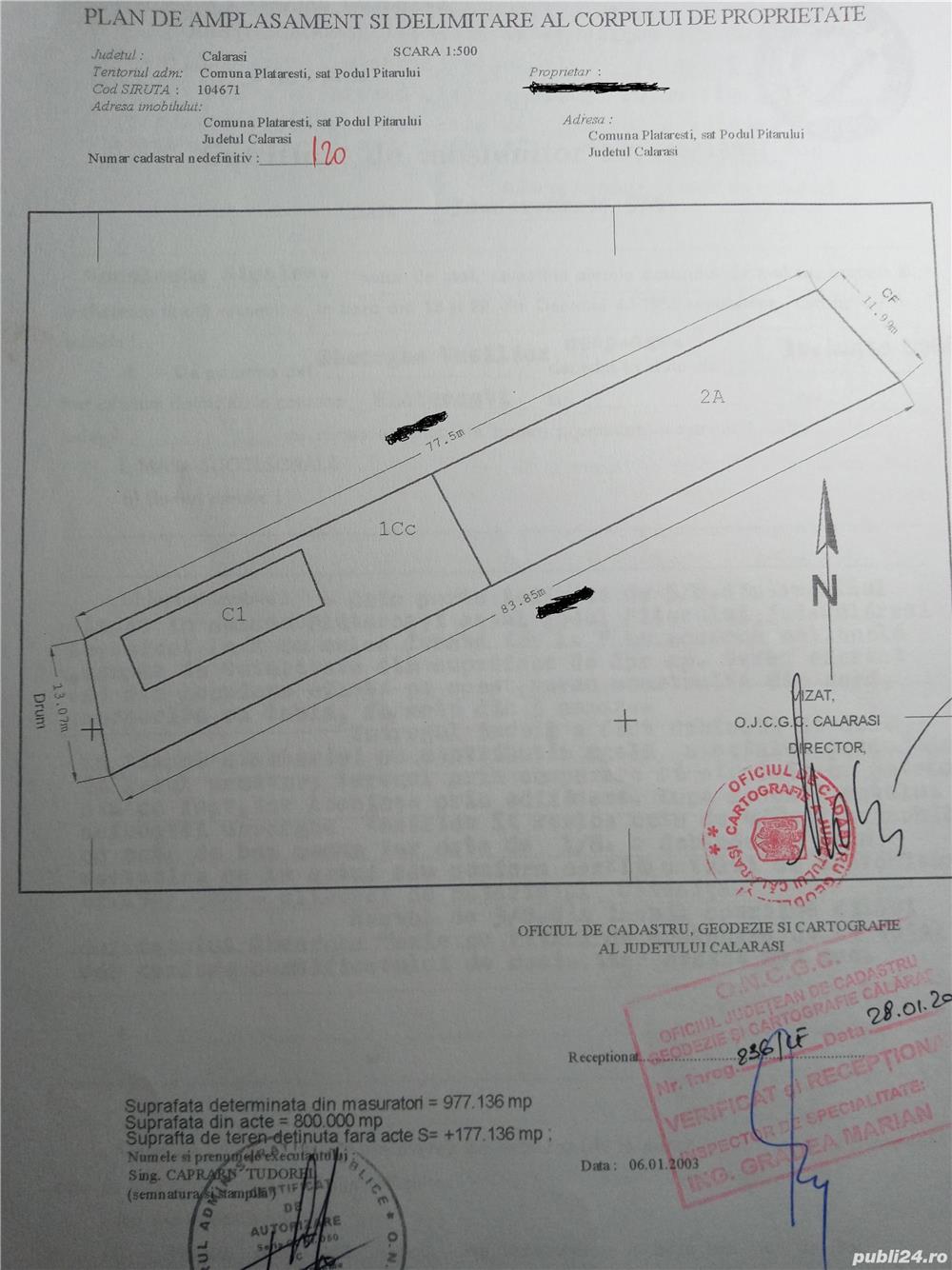 Vand teren intravilan+ casa