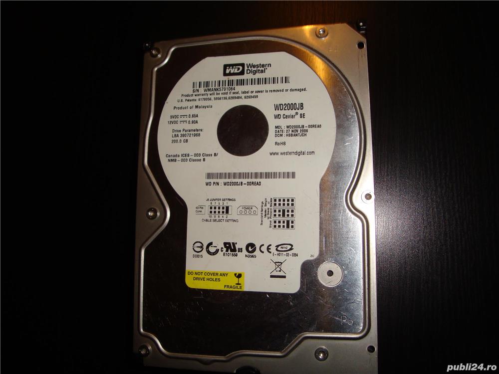 Hard Disk HDD Western Digital WD2000JB 200GB ATA100 IDE