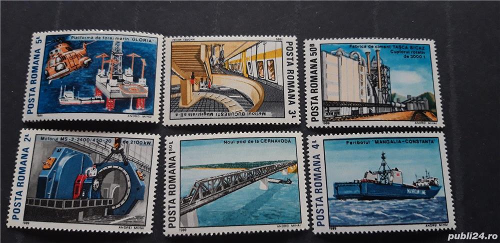Timbre Romania-Industrie romaneasca,7 poze,nestampilate,MNH.