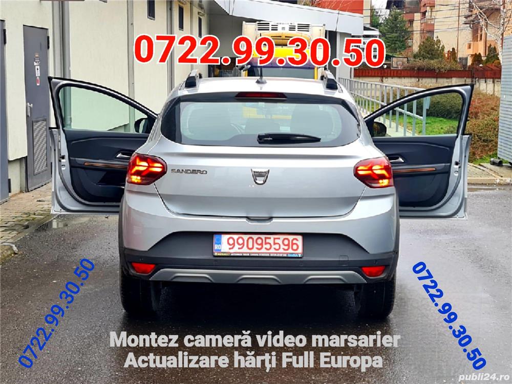  Camera Video Dacia Sandero 3 - Logan  3  fabr 2  Camera marsarier reverse video montaj