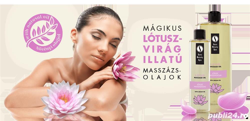Uleiuri de masaj pe baza de argan Sara Beauty Spa