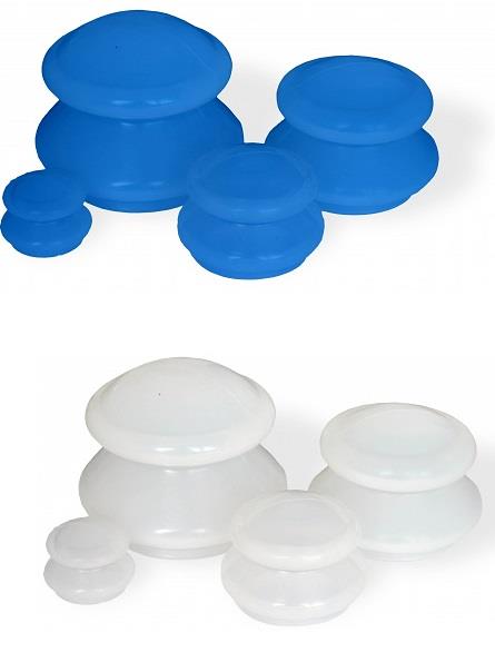 Ventuza din sticla si silicon pentru masaj si tratamente