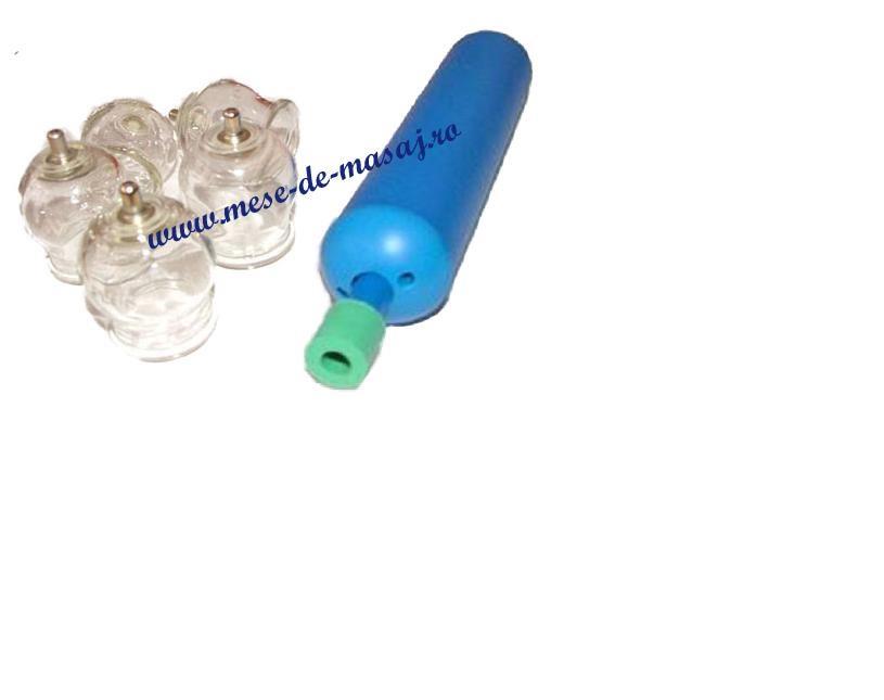 Ventuza din sticla pentru masaj si terapie