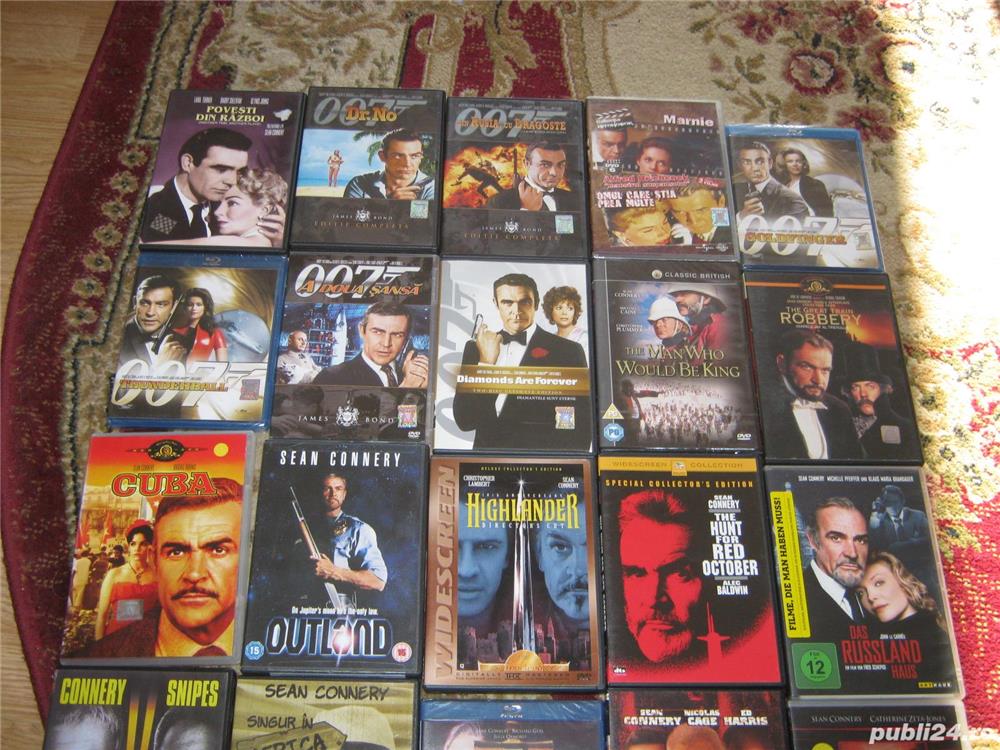 Sean connery,clint eastwood,richard gere,wesley snipes,colectie de lux,dvd si bluray,noi,sigilate,