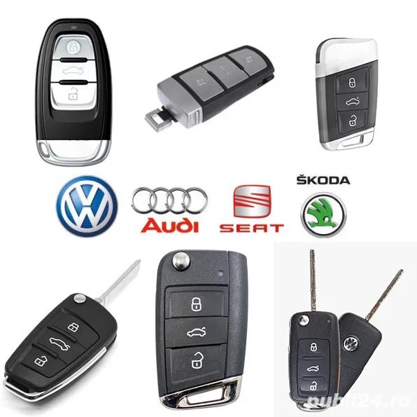 Cheie VW Passat B6 B7 CC,. B5.. se poate programa si adapta pe masina