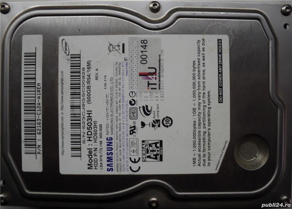 Hard Disk Sata 3,5" HDD-500 Gb Samsung HD503HI Refurbished
