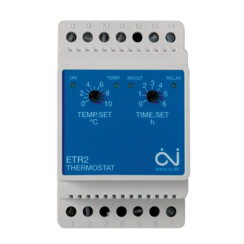 Termostat temperatura și umiditate pentru aplicații de degivrare și protecție la îngheț