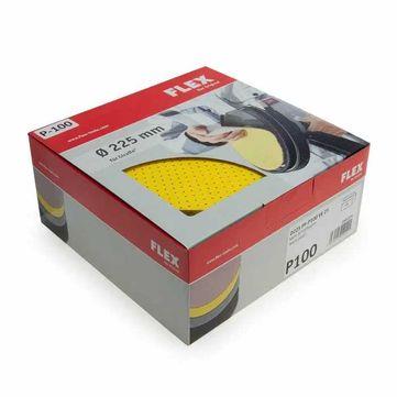 ### FLEX D225 PF-P100 VE 25 Velcro hartie foi panze plase discuri abrazive slefuit pereti 26 