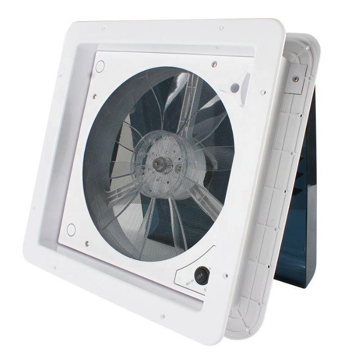 Trapa NOUA cu ventilator 12 V rulota autorulota RV 40x40 cm IN-OUT Air