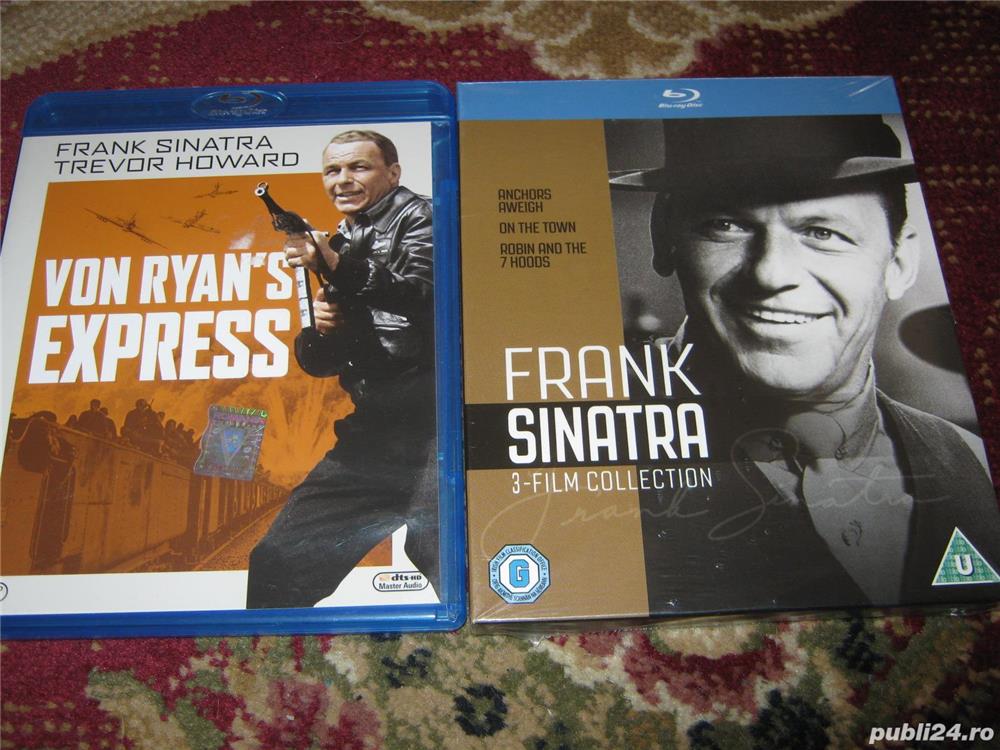 Frank sinatra ,4 filme bluray,sigilate ,filme de colectie,1 boxset cu 3 filme si expresul von ryan
