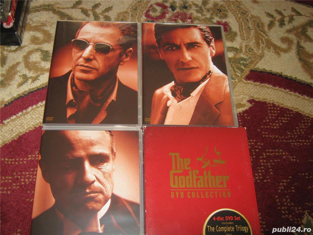 NASUL,THE GODFATHER,colectie dvd,4 discuri,bonusuri,comentarii,525 minute,impecabile,filme speciale