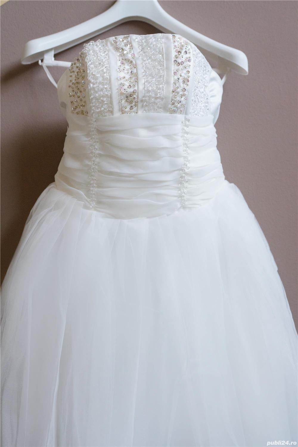 Rochie de mireasa - Noua !!! + Cadou Posetuta mireasa din tafta- Mia