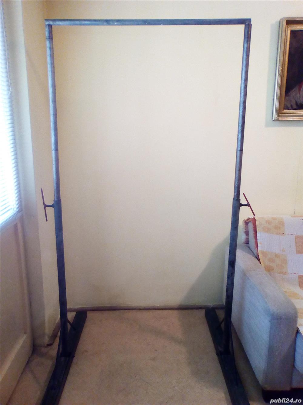 Bara demontabila tractiuni antrenament bodybuilding acasa