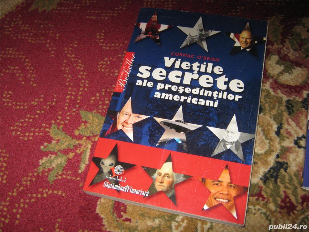 Vietile secrete ale presedintilor americani,produs nou,raritate,cu ilustratii pentru fiecare conduca