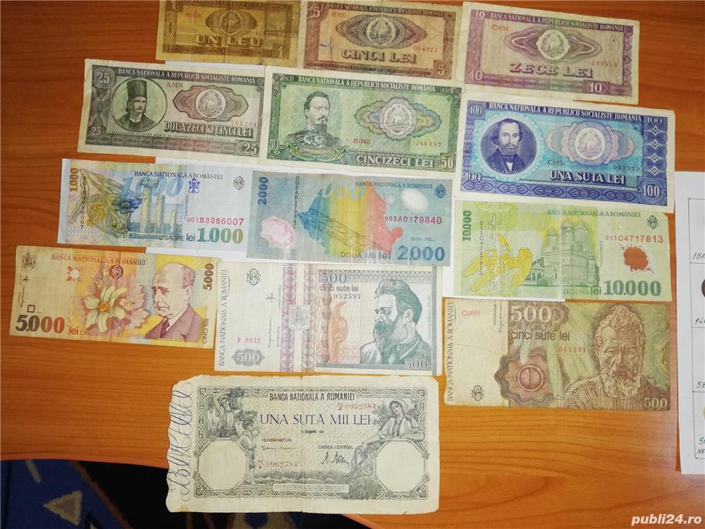 De vanzare monede si bancnote vechi 10500 lei toata colectia relatii numai la telefon fara Email 