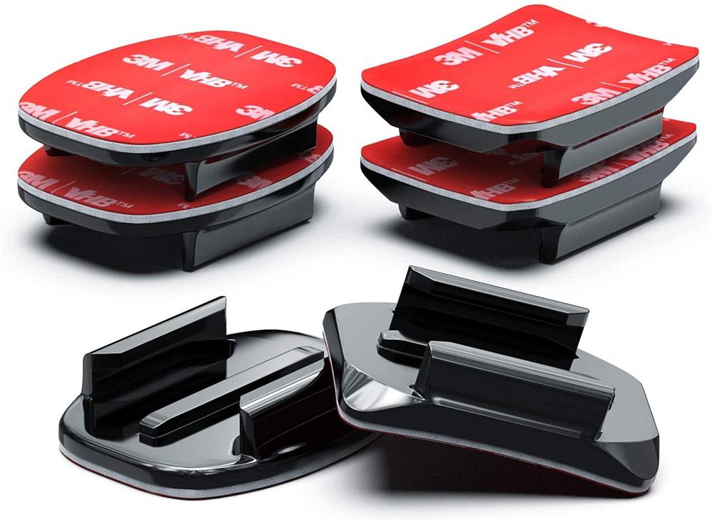 Prindere mount camera GoPro 3M dublu adeziva curbata   dreapta plata