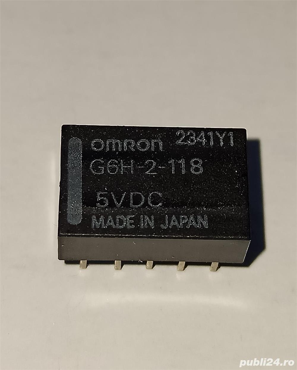 Releu Omron 1A 5V ideal pentru Autocom, Delphi, Wow Wurth, TCS, CDP,....Made in Japan