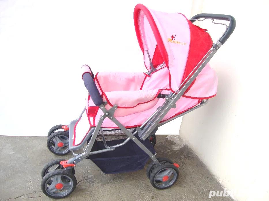 Carucior pliabil pentru fetita / Carut pentru fetita Carucior pliabil pentru fetita / Carut pentru fetita