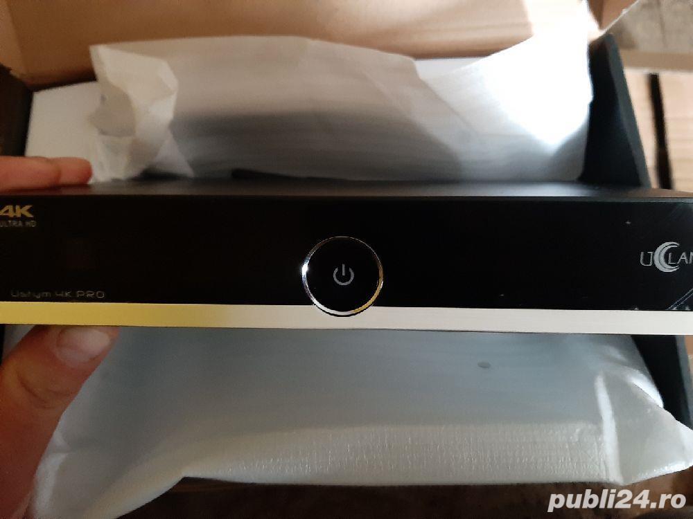 Vând receptor /receiver /decodor satelit UHD 4k Ustym Pro ComboUclan 