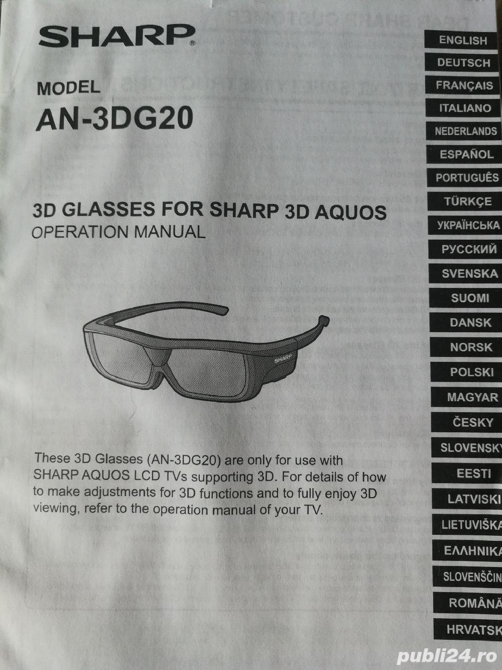 Ochelari 3d sharp 