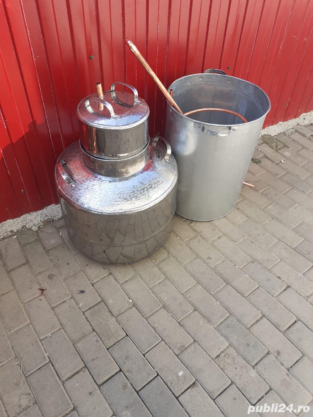 cazan de tuica din inox la 120 