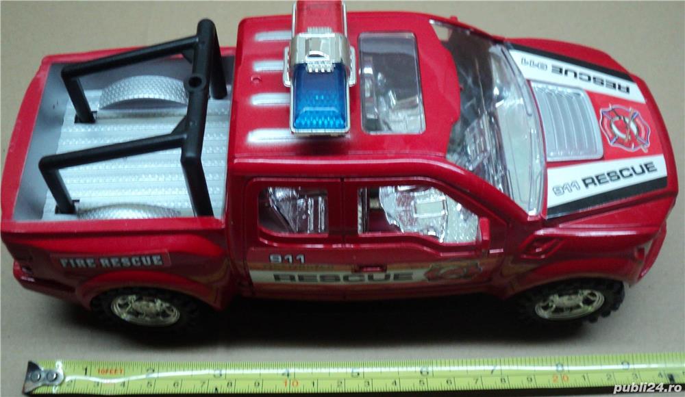 Jucarie masinuta pick-up rosie fire rescue