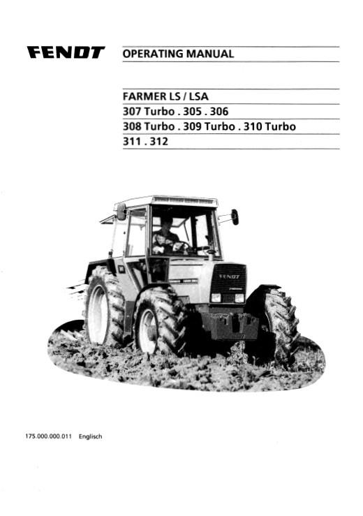 Manual mentenanta tractor FENDT Farmer si Vario 300 303 304 305 306 308 309 LS LSA
