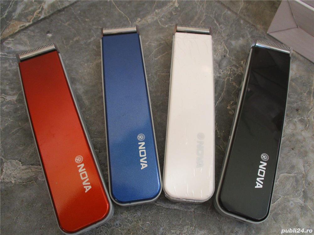 Masina tuns Nova cu acumulator intern si distantier reglabil, incarcare la 220V  