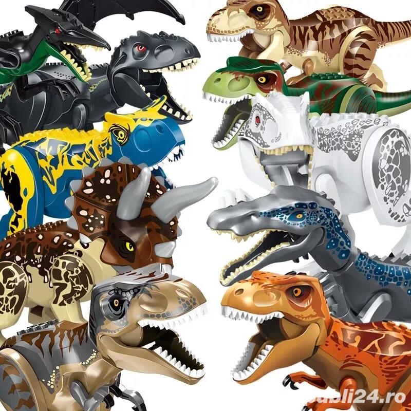 Indominus, baryonyx, triceratops, t-rex - dinozauri tip lego de 30 cm