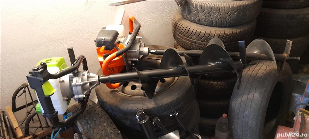 Motoburghiu foreza pentru gauri plantati pomi stalpi gard spalieri vie