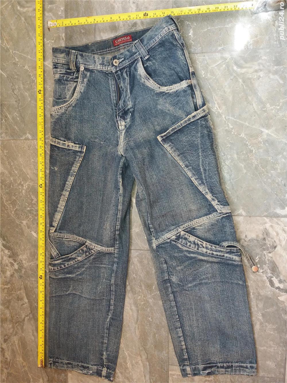 Pantaloni blugi Menonove 115cm 100cm.  Livrare gratis in Bucuresti la Bucur Obor