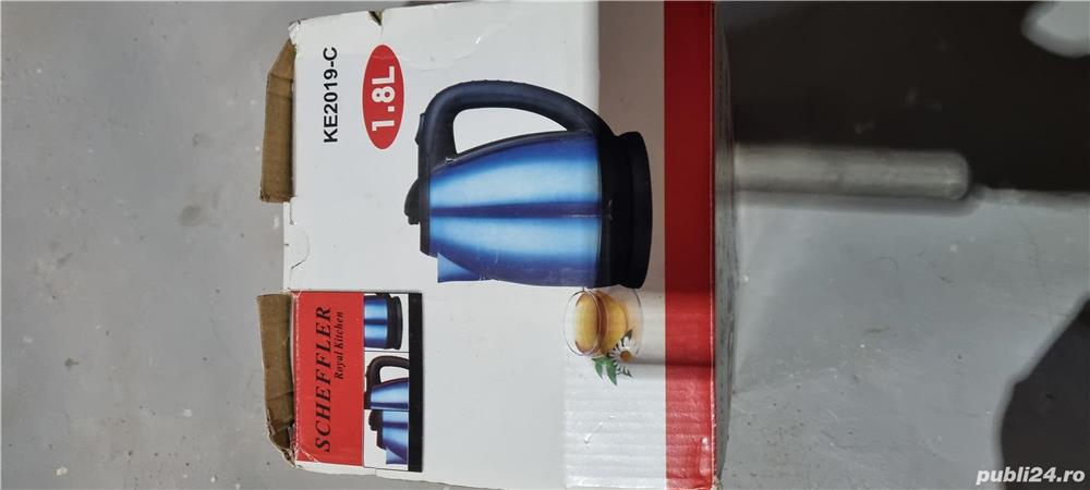 Cana fierbator cu oprire automata, 1500 W, 1.8 l, Inox