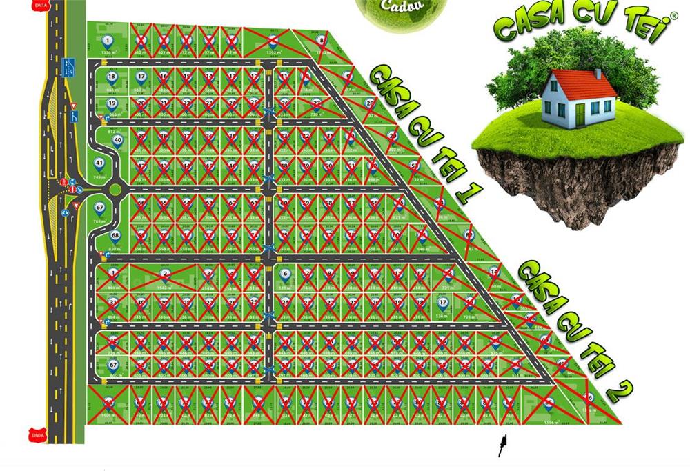 Teren intravilan Crevedia Cocani 700MP aprope de Bucuresti