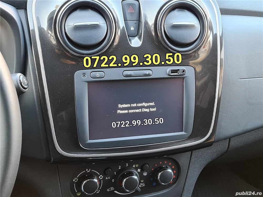 Dacia Connect Diag Tool - System Not Configured Navigatie Media Nav