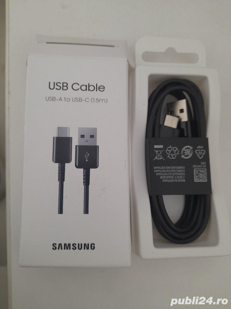 Vând cablu incarcare/date Samsung  fast charge mufa typ C,nou nout 