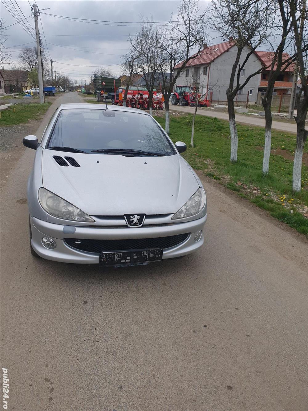 Vand bara fata Peugeot 206cc+orice piesa