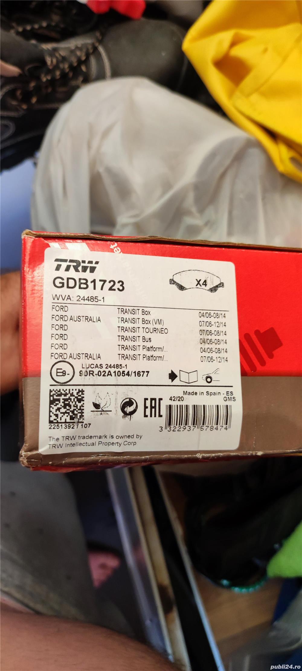 Placute frana trw gdb1723